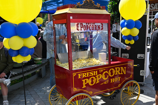 Popcornvagnen på nationaldagen
